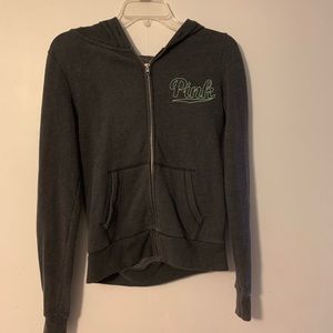 Pink zip up